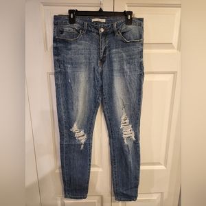 Distressed Boyfriend Fit Kancan Jeans Size 11